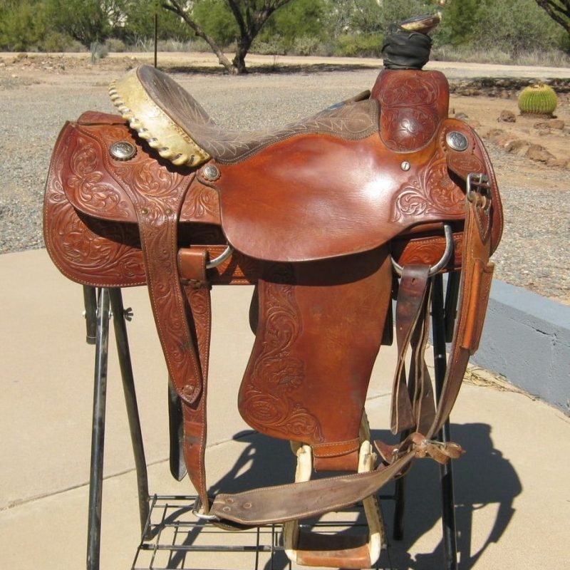 15.5-Inch-original-Billy-Cook-roping-saddle-for-sale