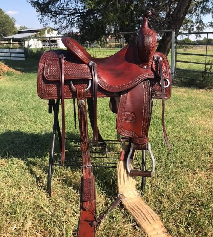 Used-Sean-Ryon-cutting-saddle-for-sale