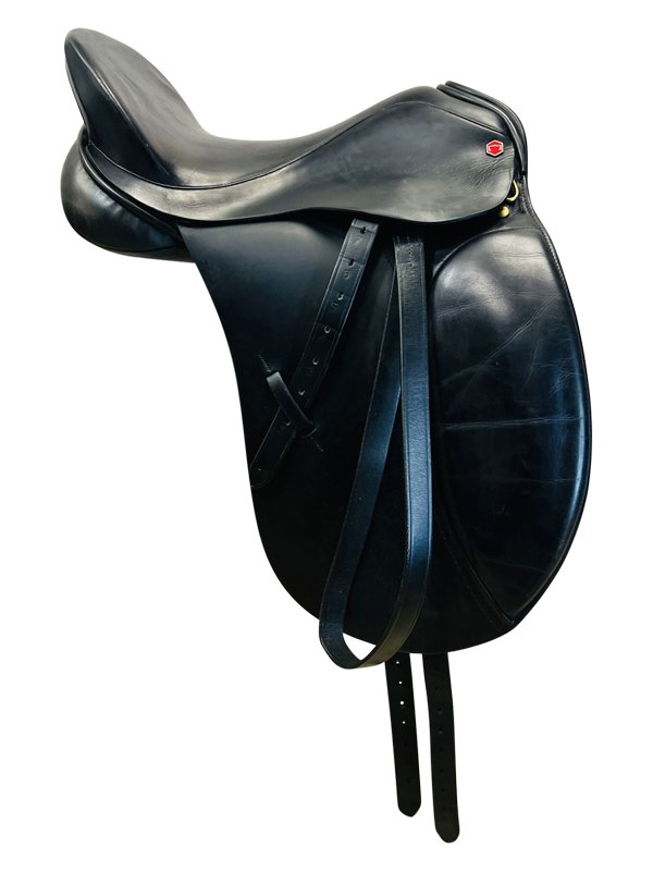 17 inch used albion dressage saddle free shipping 280