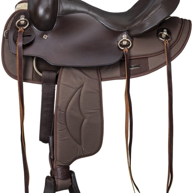 King Series Synthetic Gaited Rnd Trail Saddle 3