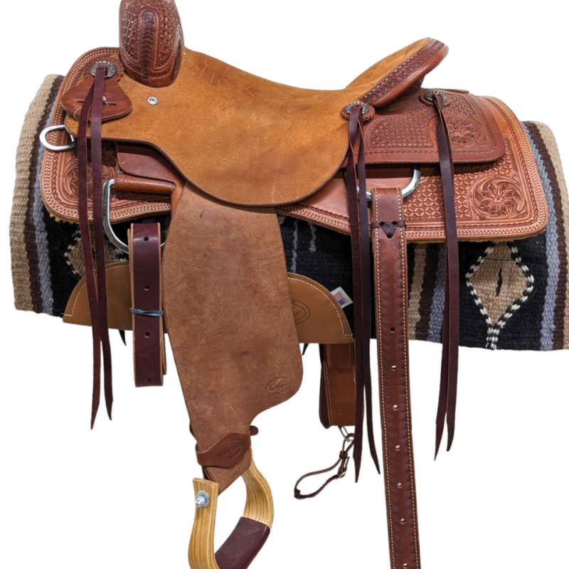 16" New HR Saddlery Western Ranch Cutting Saddle 1-995