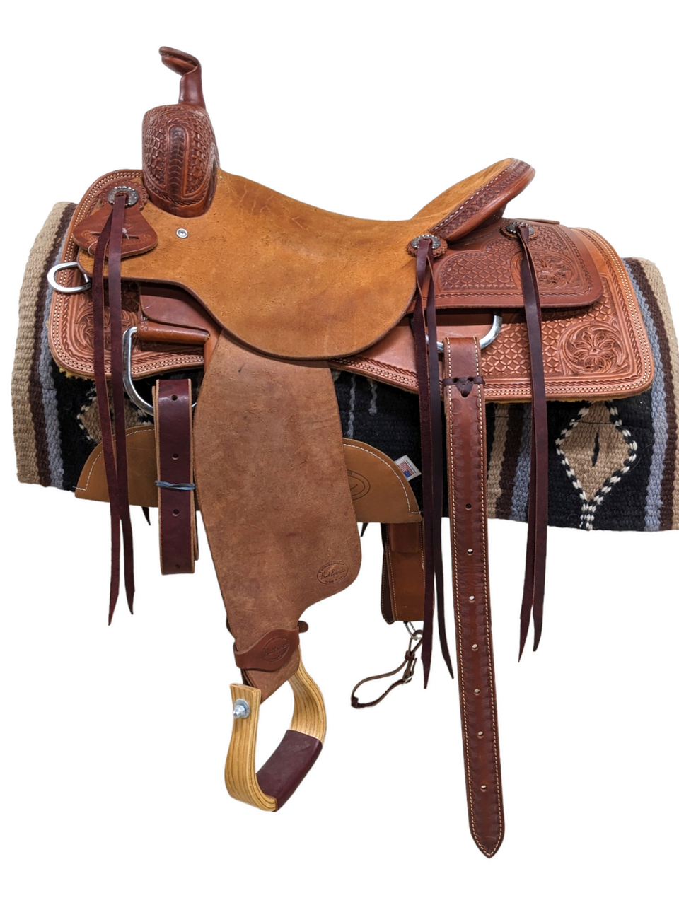 16" New HR Saddlery Western Ranch Cutting Saddle 1-995