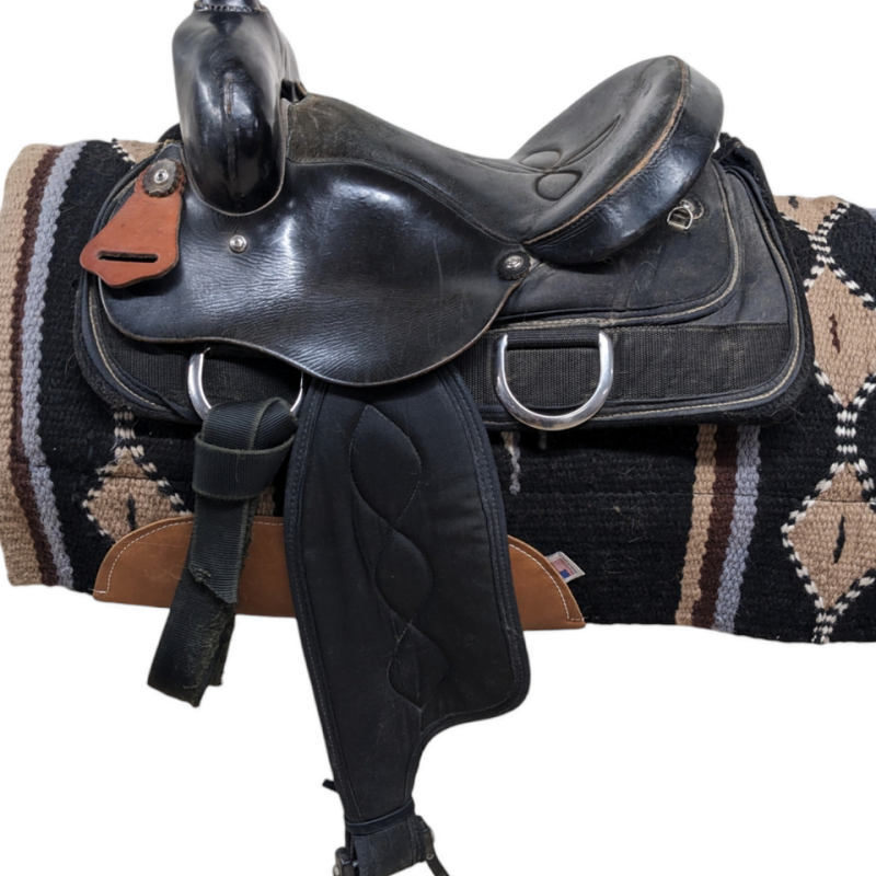 13.5" Used Unbranded Western Saddle