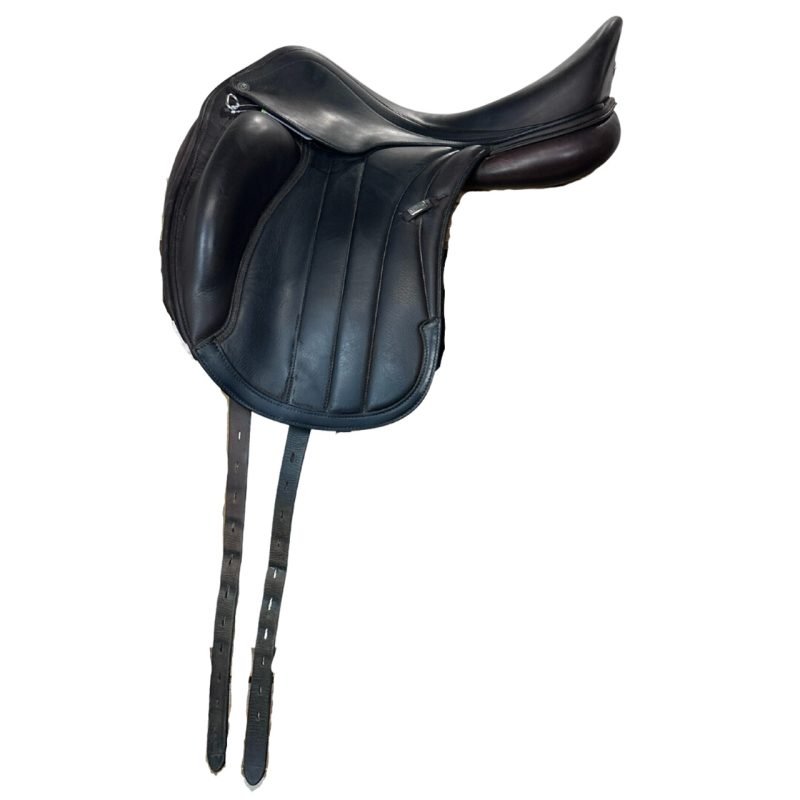 Used Equipe Viktoria Monoflap Dressage Saddle 17.5/W